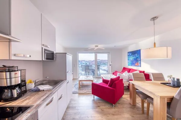 Ferienwohnung Wohlfühloase Hafenresidenz Waren (Müritz) - Wohnzimmer  Wohlfühloase