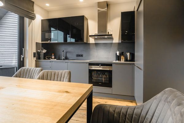 Heaven House Penthousewohnung Sterngucker - mit Whirlpool Timmendorf - Küche / Küchenzeile