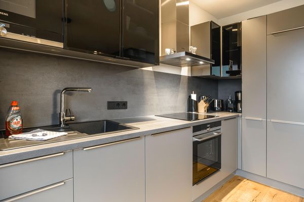 Heaven House Penthousewohnung Sterngucker - mit Whirlpool Timmendorf - Küche / Küchenzeile