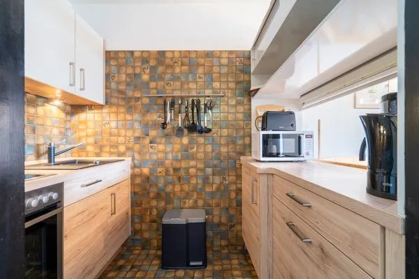 Küche / Küchenzeile Panoramic Küstenzauber