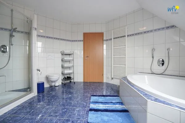 Badezimmer Traumschiff Borkum Ferienwohnung Oberdeck