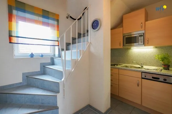 Küche / Küchenzeile Traumschiff Borkum Ferienwohnung Oberdeck