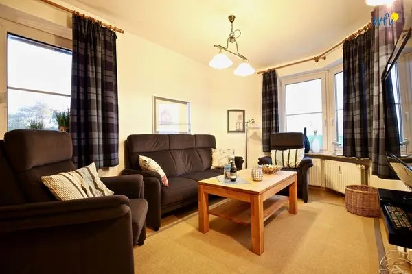 Wohnzimmer Haus Lagune am Wattenmeer Ferienwohnung 1