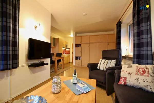 Wohnzimmer Haus Lagune am Wattenmeer Ferienwohnung 1
