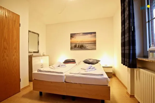 Schlafzimmer Haus Lagune am Wattenmeer Ferienwohnung 1