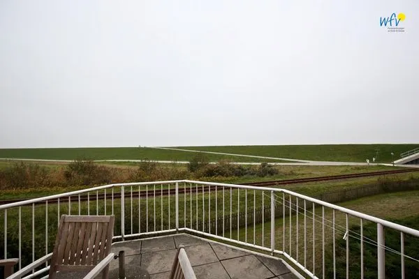Terrasse Haus Lagune am Wattenmeer Ferienwohnung 1