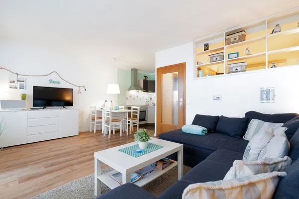 Wohnzimmer Ferienpark Sierksdorf Maritime Ferienwohnung