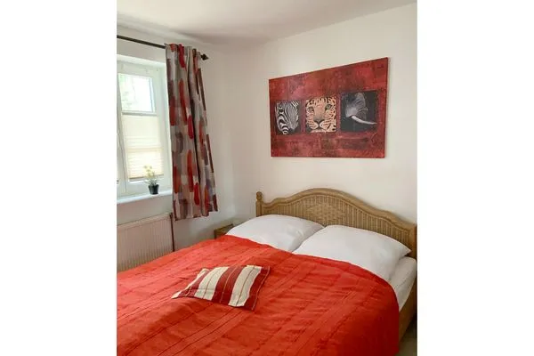 Schlafzimmer mit Doppelbett & Etagenbett Achtern Diek Achtern Diek 12c - Wohnung 3