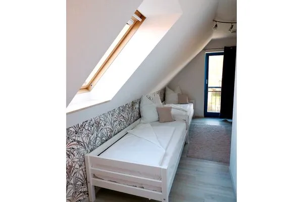 Schlafzimmer mit zwei Einzelbetten  Meeresrauschen 1