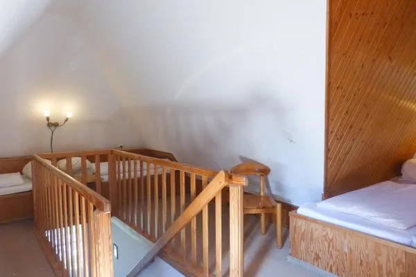 Schlafzimmer in der Ferienwohnung Anne in Nebel auf Amrum Haus Troeltsch Ferienwohnung *Anne*