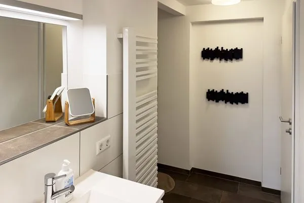 Badezimmer 2 der Ferienwohnung Agnes im Haus Diana in Wittdün auf Amrum Haus Diana Ferienwohnung „Agnes"