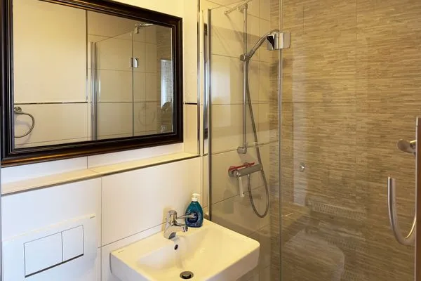 Badezimmer Haus *Südspitze 34* Ferienwohnung „Südspitze 34/23 - Schlieter"