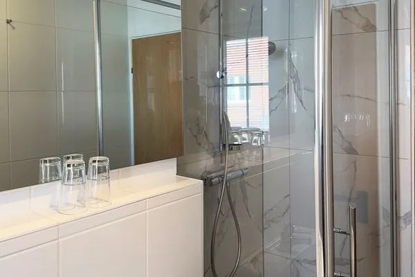 Badezimmer Haus *Südspitze 34* Ferienwohnung  „Südspitze 34/24 - Schlieter"