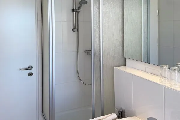 Badezimmer Haus *Südspitze 34* Ferienwohnung „Südspitze 34/25 - Schlieter"