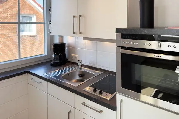 Küche / Küchenzeile Haus *Südspitze 34* Ferienwohnung„Südspitze 34/27 - Schlieter"