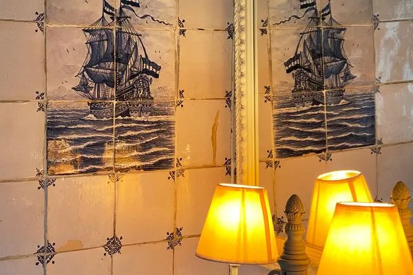 Dekoratives Detail Friesenhaus Amrum Hommelkasche