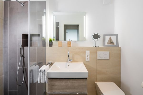 Residenz am Kurpark Sommerdeich4you Norderney-Stadt - Badezimmer