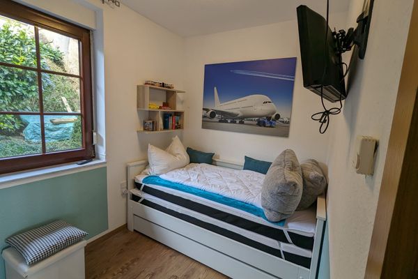 Schlafzimmer mit Einzelbetten