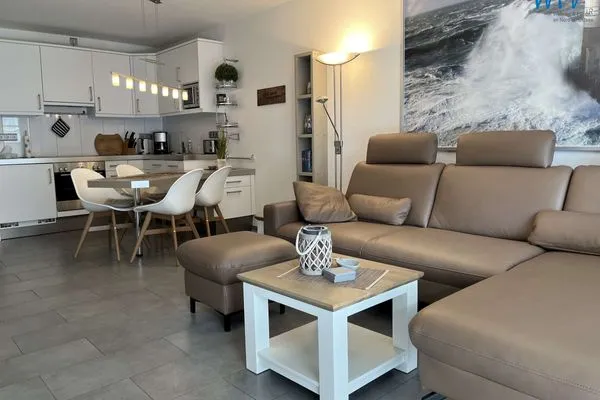 Wohnzimmer Villa Vivaldi Ferienwohnung 2