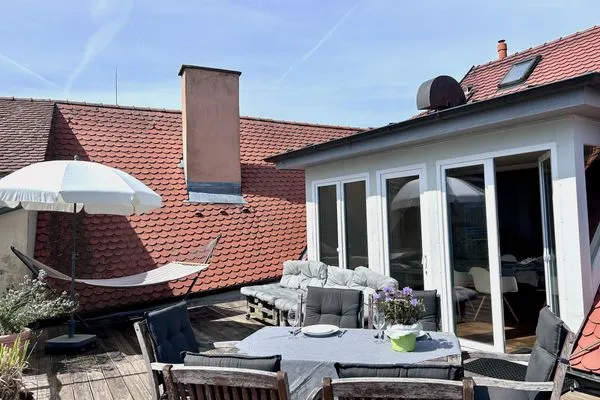 Ferienwohnung Seesicht Lindau Insel - Dachterrasse