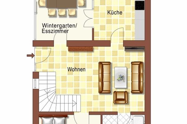  Ferienhaus Müller Bastorf - Grundriss