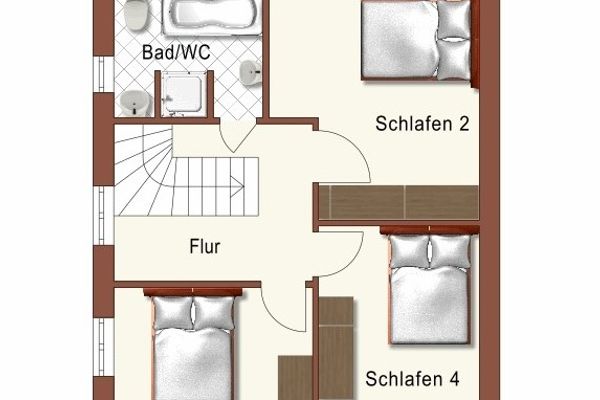  Ferienhaus Müller Bastorf - Grundriss