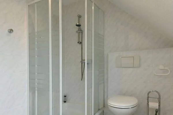 Badezimmer Maisonette-Wohnungen am Steingarten Ferienwohnung 4