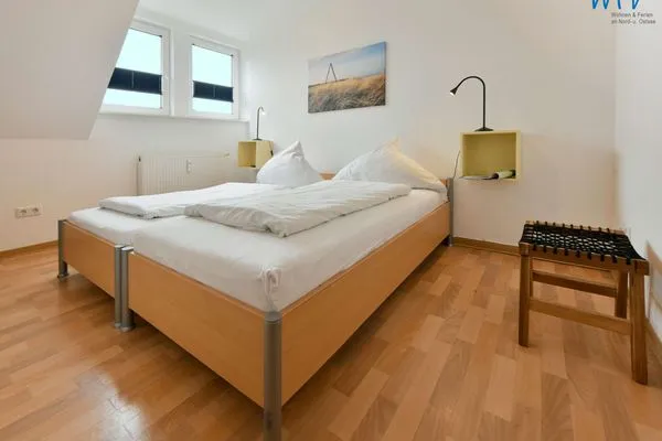 Schlafzimmer Maisonette-Wohnungen am Steingarten Ferienwohnung 4