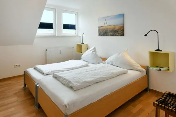 Schlafzimmer Maisonette-Wohnungen am Steingarten Ferienwohnung 4