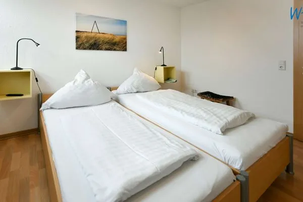 Schlafzimmer Maisonette-Wohnungen am Steingarten Ferienwohnung 4