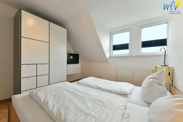 Schlafzimmer Maisonette-Wohnungen am Steingarten Ferienwohnung 4