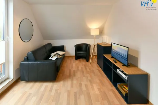 Wohnzimmer Maisonette-Wohnungen am Steingarten Ferienwohnung 4