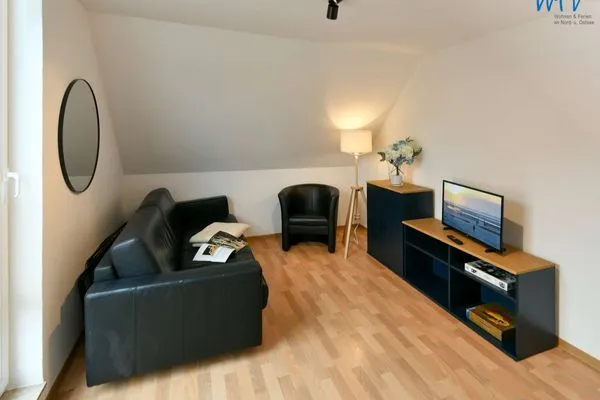 Wohnzimmer Maisonette-Wohnungen am Steingarten Ferienwohnung 4