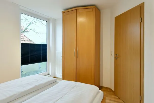 Schlafzimmer Maisonette-Wohnungen am Steingarten Ferienwohnung 4