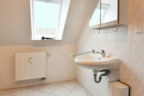 Badezimmer Maisonette-Wohnungen am Steingarten Ferienwohnung 4