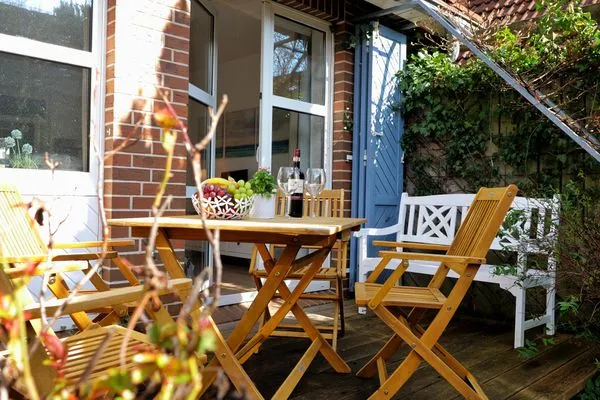 Terrasse  Kapitänsgarten Wohnung 25