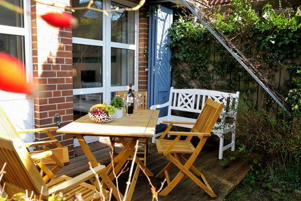 Terrasse  Kapitänsgarten Wohnung 25