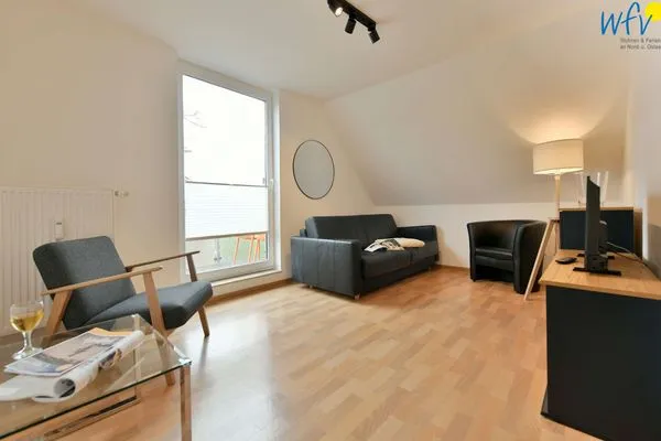 Wohnzimmer Maisonette-Wohnungen am Steingarten Ferienwohnung 4