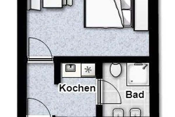 Grundriss Appartement-Haus Regina Ferienwohnung Meeresbrise