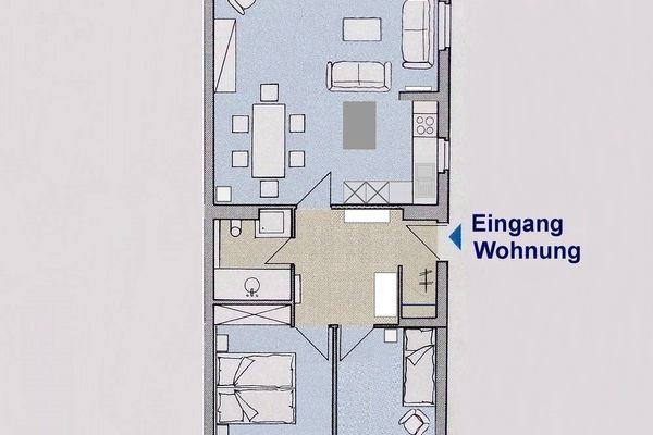 Wohnanlage "Am Grün" Sonnenblick Wittenbeck - Grundriss
