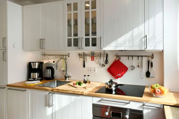 Küche / Küchenzeile Haus Poseidon Ferienwohnung Nordseeblick