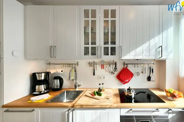 Küche / Küchenzeile Haus Poseidon Ferienwohnung Nordseeblick