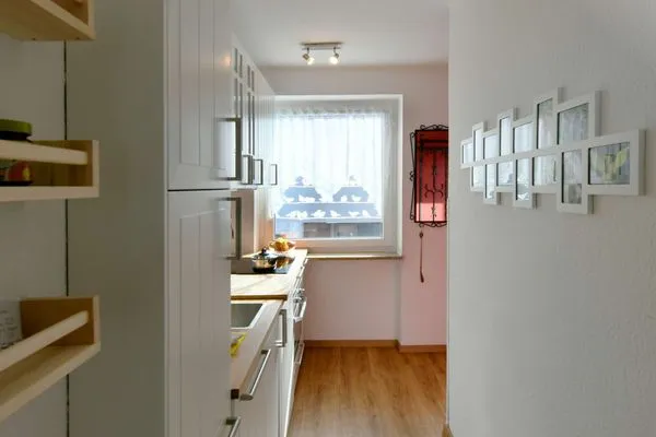 Küche / Küchenzeile Haus Poseidon Ferienwohnung Nordseeblick