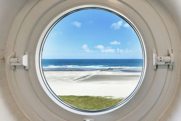 Badezimmer Haus Poseidon Ferienwohnung Nordseeblick