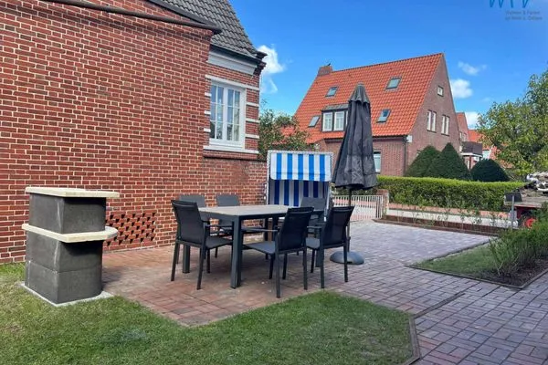 Terrasse Haus Mittelstraße Ferienwohnung Zauberland