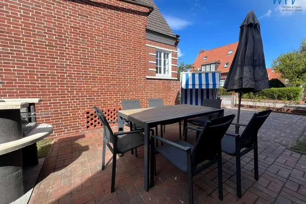 Terrasse Haus Mittelstraße Ferienwohnung kleines Zauberland