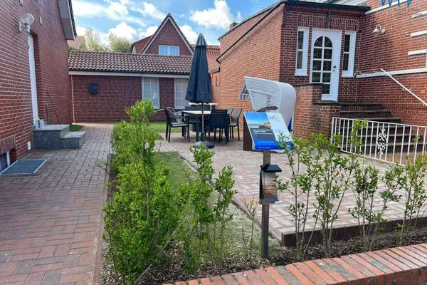 Terrasse Haus Mittelstraße Ferienwohnung kleines Zauberland