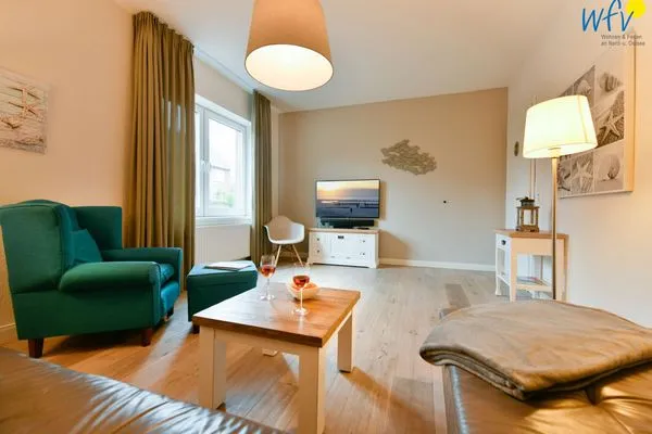 Wohnzimmer Alte Feuerwache Ferienwohnung 2