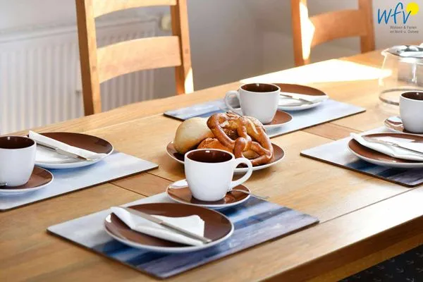 Dekoratives Detail Haus Dünenrose Ferienwohnung Strandläufer