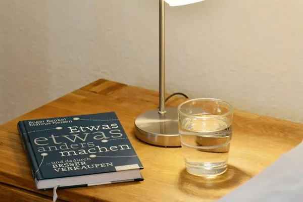 Schlafzimmer Haus Dünenrose Ferienwohnung Strandläufer